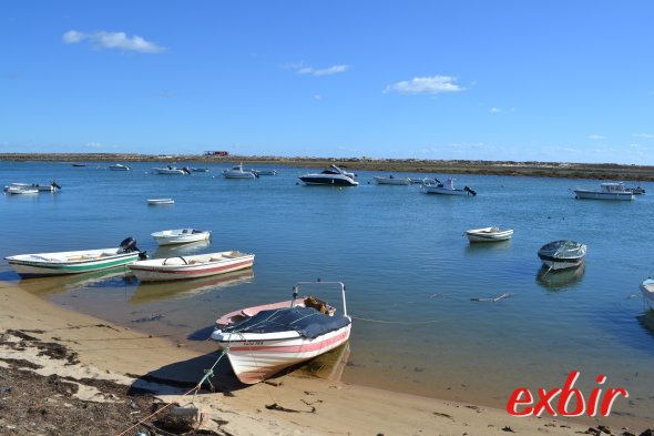 Fischerboote in Cabanas bei Faro an der Algarveküste. Foto: Christian Maskos