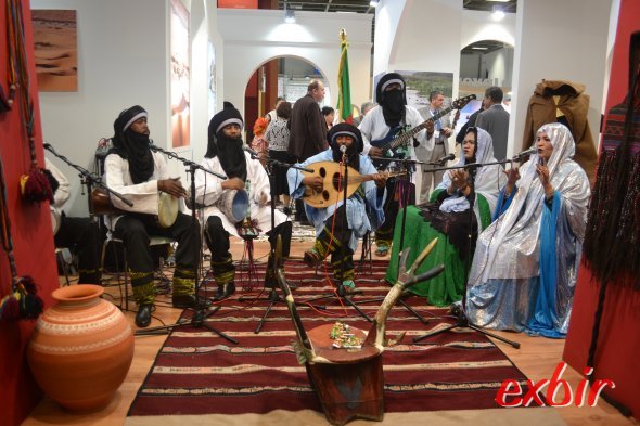 Live-Musik aus Algerien auf der ITB. Foto: Christian Maskos