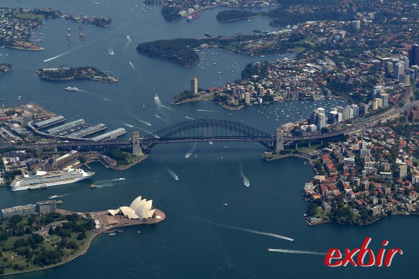 Sydney aus der Vogelperspektive. FotO: Christian Maskos
