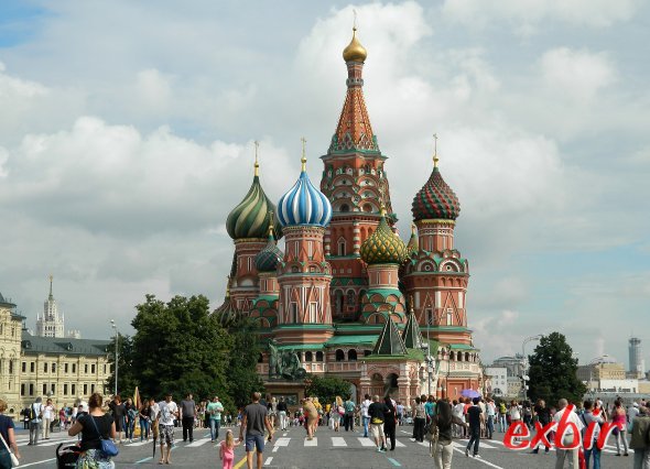 Der Rote Platz in Moskau.