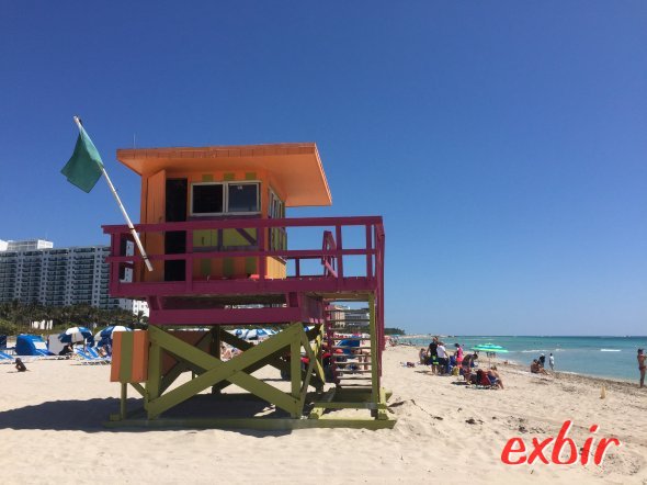 Miami Beach, Exbir Travel. Foto: Martin Maeusezahl