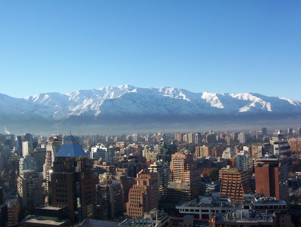 Winter in Santiago Chile.