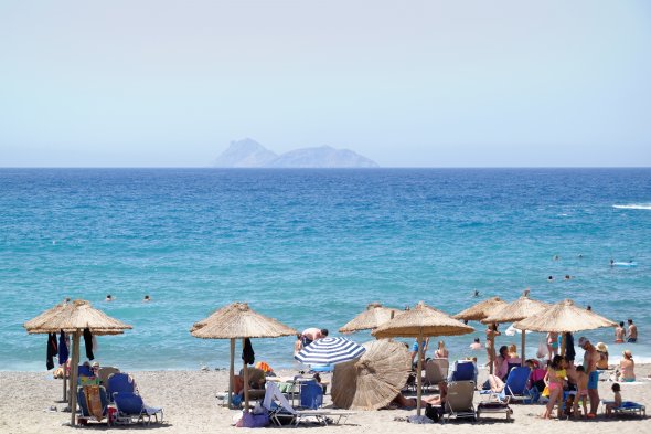 Strandleben auf Kreta.