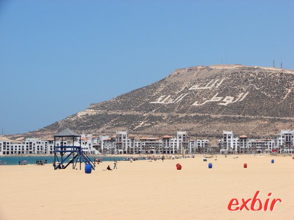 Strand bei Agadir Marokko