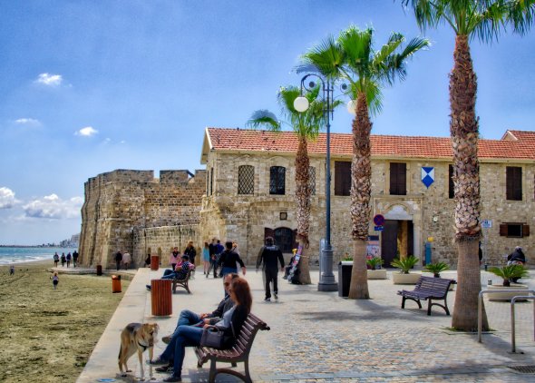 Das Stadtschloss Larnaca Castle auf Zypern