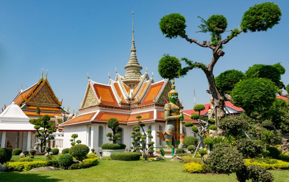 Tempelanlage in der thailändischen Hauptstadt Bangkok