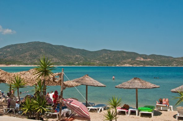 Strand auf der Halbinsel Chalkidiki, Griechenland