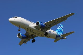 Ein A320 der insolventen Cobalt Aero