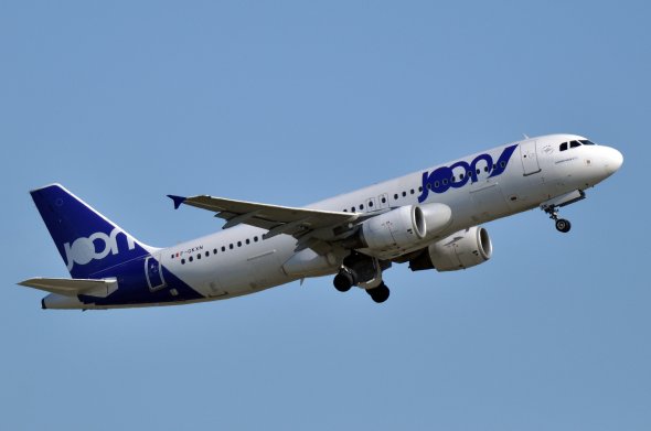 Ein Airbus A320 der französischen Joon - schon bald nicht mehr in der Luft?