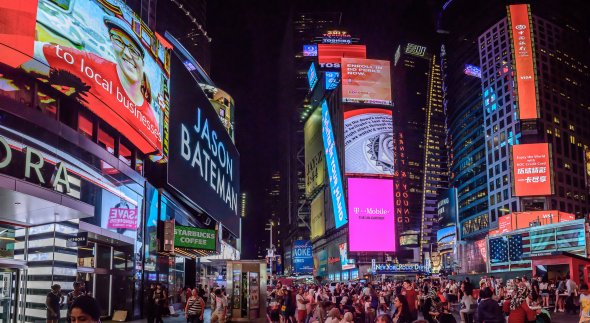 Times Square Panorama, New York, USA