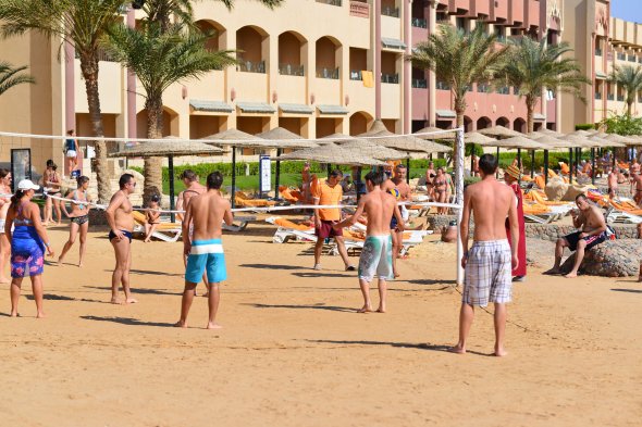 Ein wenig Sport im Hurghada-Urlaub ist wichtig. So kann man direkt wieder die leckeren Sachen abtrainieren ;-)