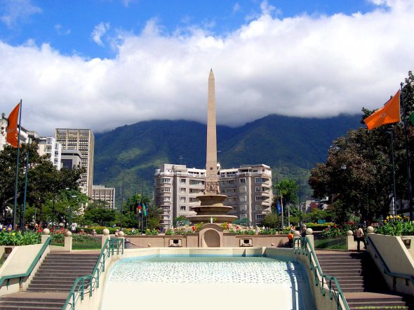 La Plaza Francia in Caracas, Hauptstadt des südamerikanischen Staates Venezuela