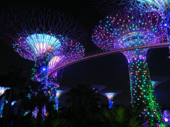 Park 'Gardens by the Bay' in Singapur.