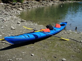 Lonely Kayak, Pause in der Mittagszeit
