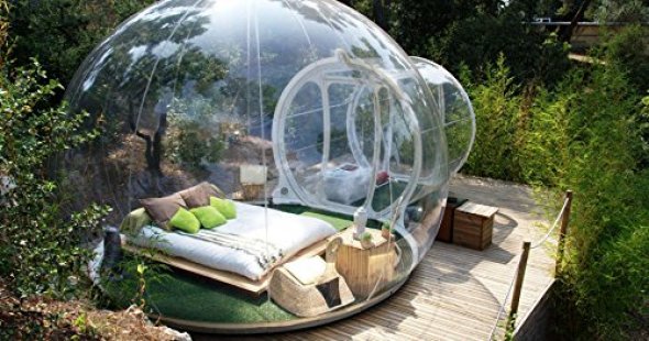 One Night Stay in Unique Bubble Hotel in France for Two - Tinggly Voucher/Gift Card in a Gift Box