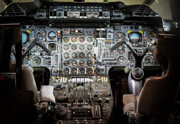 Concorde cockpit, Museum of Flight - East Fortune