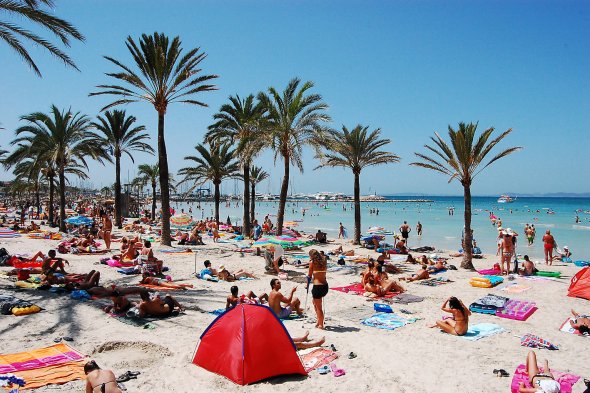 Strandleben auf Mallorca. Es war einmal und kommt bald wieder.