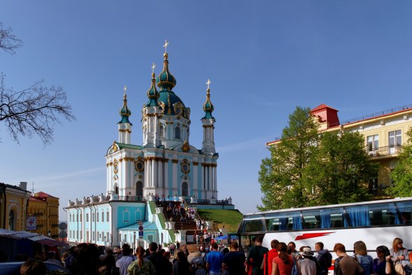 Kiew St. Andreas Kirche, Ukraine